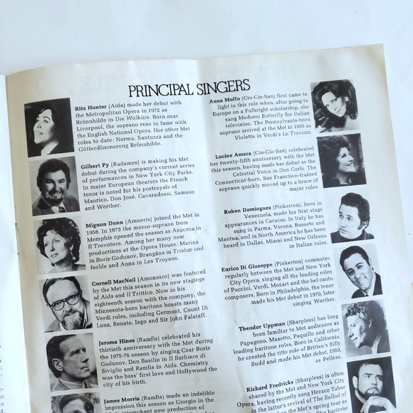 Vintage Opera News The Met In The Parks Program New York City Retro Estate 1976 - Picture 5 of 12